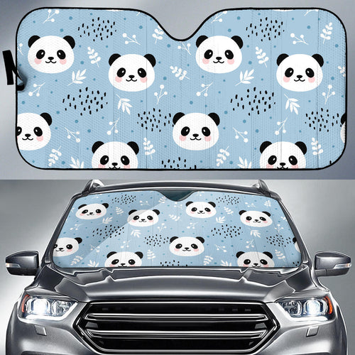 Cute Panda Pattern Car Sun Shade
