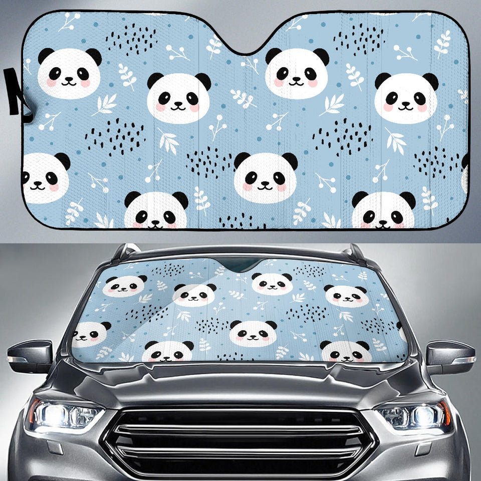 Cute Panda Pattern Car Sun Shade