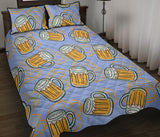 Beer pattern Quilt Bed Set