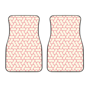 Peanuts Texture Pattern Front Car Mats