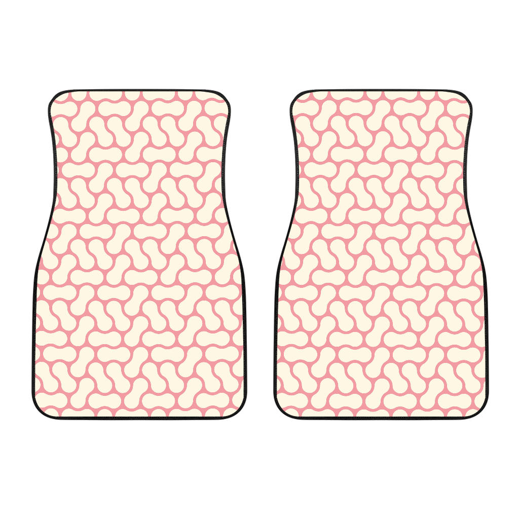 Peanuts Texture Pattern Front Car Mats