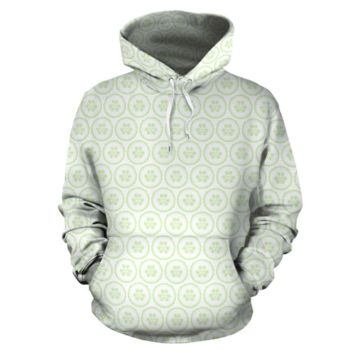 Cucumber Pattern Background Men Women Pullover Hoodie