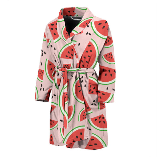 Watermelon Pattern Men'S Bathrobe