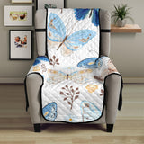 blue butterfly pattern Chair Cover Protector
