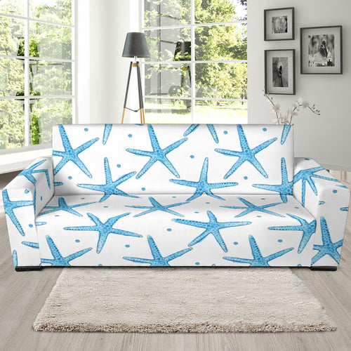 Watercolor Starfish Pattern Sofa Slipcover