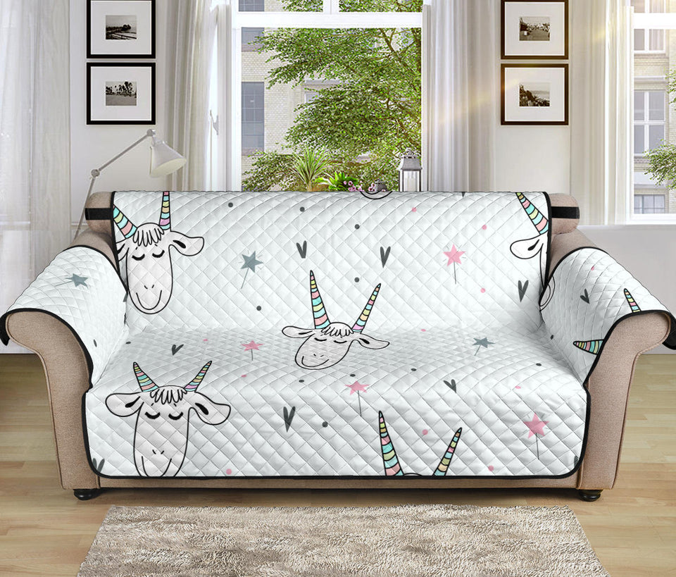 Cute goat design pattern Sofa Cover Protector