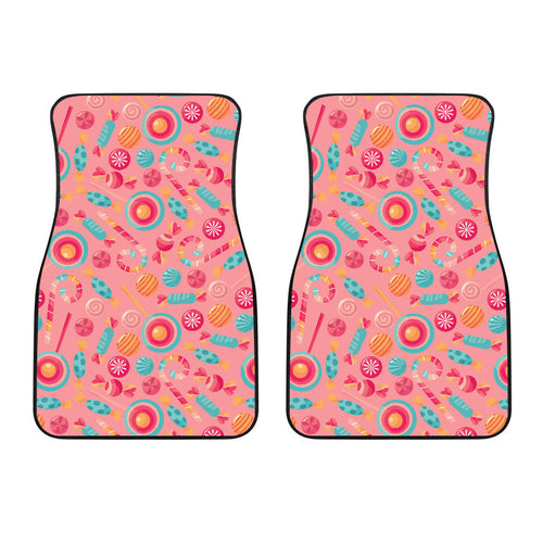 Colorful Candy Pattern  Front Car Mats
