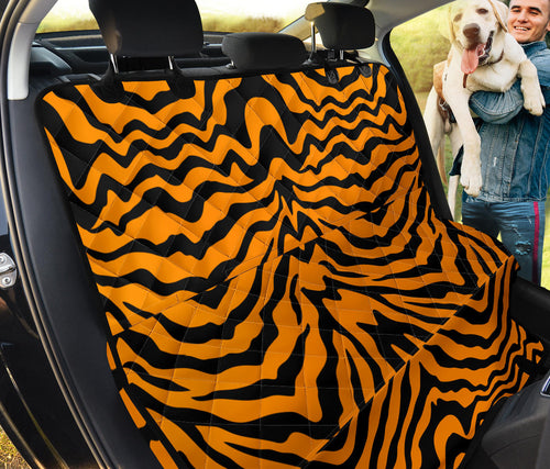 Bengal Tigers Skin Print Pattern Dog Car Seat Covers
