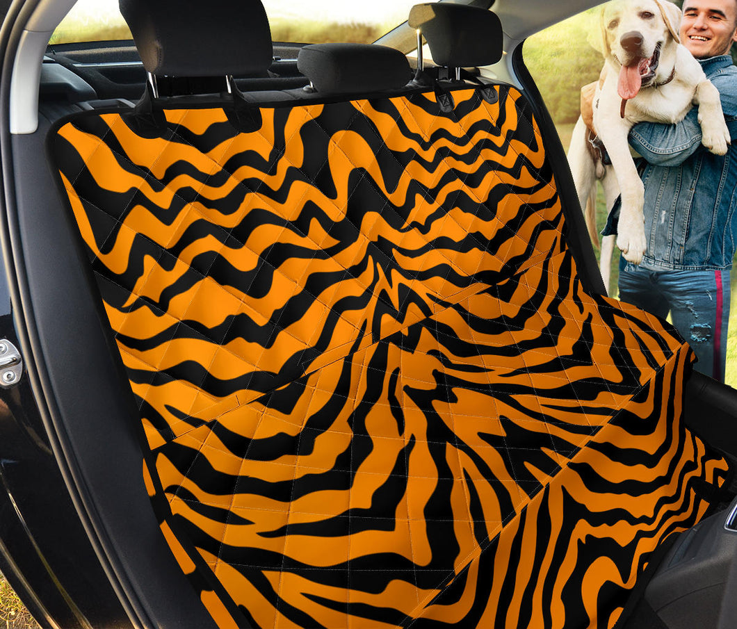 Bengal Tigers Skin Print Pattern Dog Car Seat Covers