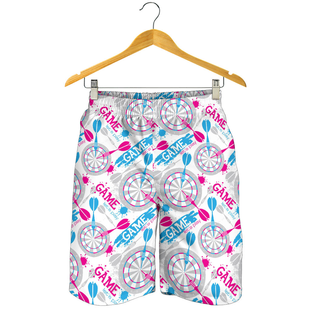 Darts Pattern Print Design 01 Men Shorts