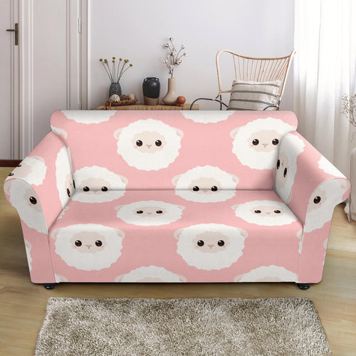 Cute Sheep Pattern Loveseat Couch Slipcover