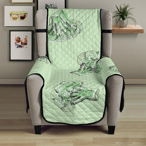 broccoli sketch pattern Chair Cover Protector