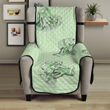 broccoli sketch pattern Chair Cover Protector