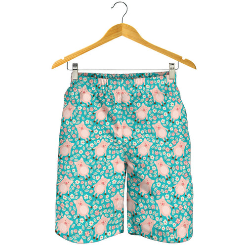 Pig Pattern Print Design 01 Men Shorts