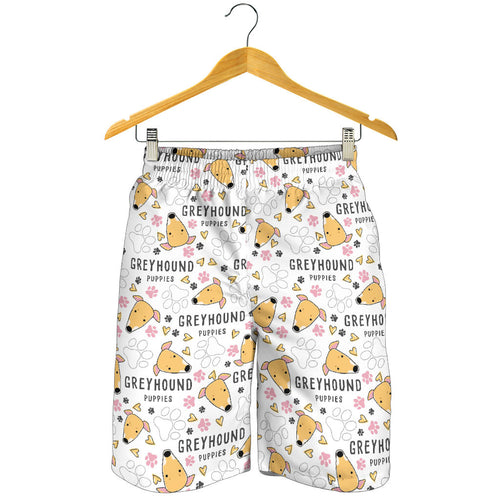 Greyhound Pattern Print Design 03 Men Shorts