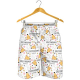 Greyhound Pattern Print Design 03 Men Shorts