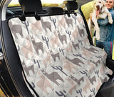 Llama Alpaca Pattern Dog Car Seat Covers