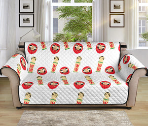 Daruma japanese wooden doll Sofa Cover Protector