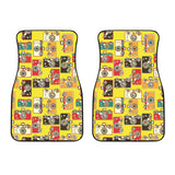 Camera Pattern Print Design 02 Front Car Mats
