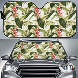 Heliconia Pattern Car Sun Shade