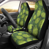 Hop Pattern Hop Cone Background Universal Fit Car Seat Covers