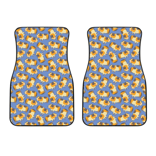 Guinea Pig Pattern Print Design 02 Front Car Mats