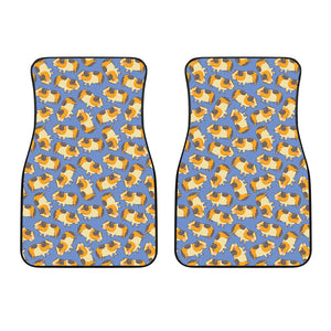 Guinea Pig Pattern Print Design 02 Front Car Mats