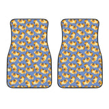 Guinea Pig Pattern Print Design 02 Front Car Mats