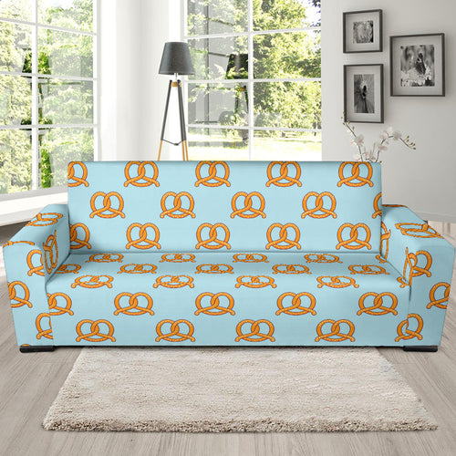 Pretzels Pattern Print Design 03  Sofa Slipcover