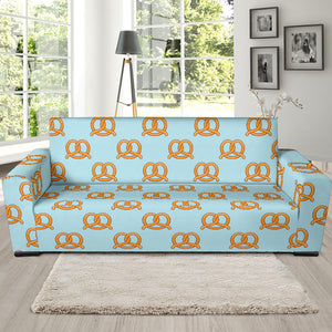 Pretzels Pattern Print Design 03  Sofa Slipcover