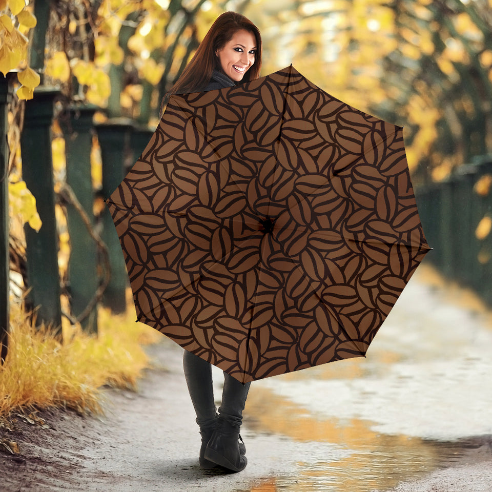 Coffee Bean Pattern Umbrella