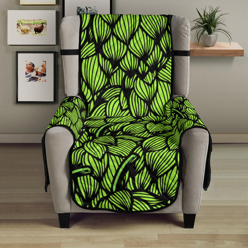 Green hop pattern Chair Cover Protector