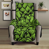 Green hop pattern Chair Cover Protector