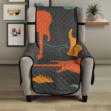 electric guitars pattern Chair Cover Protector