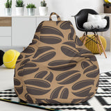 Coffee Bean On Brown Background Bean Bag Cover