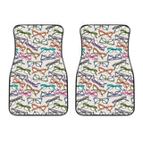 Sun Glasses Pattern Print Design 01 Front Car Mats