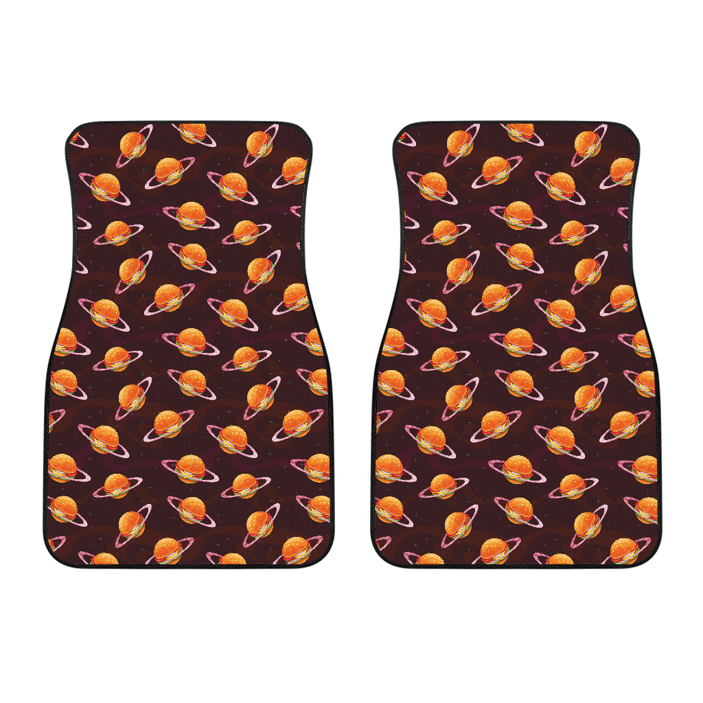Hamburger Pattern Print Design 05 Front Car Mats