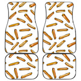 French Fries Potato Pattern Front And Back Car Mats