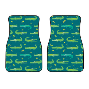 Crocodile Pattern Front Car Mats
