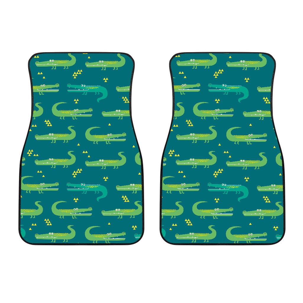 Crocodile Pattern Front Car Mats