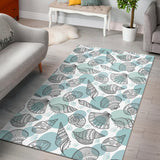 Shell Polynesian Tribal  Area Rug