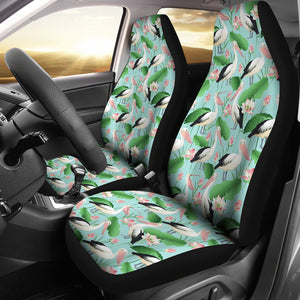 Pelican Pattern Print Design 01 Universal Fit Car Seat Covers