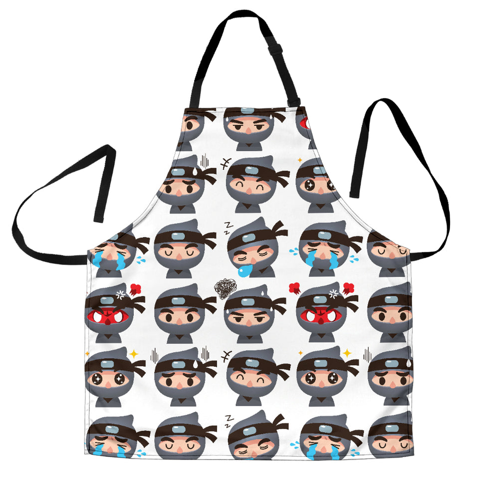 Cute Ninja Design Pattern Adjustable Apron