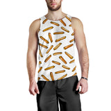 French fries potato pattern Men Tank Top