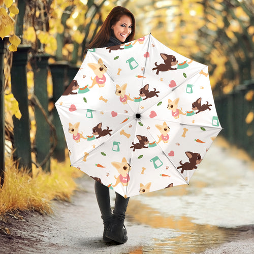 Cute Chihuahua Puppie Pattern Umbrella