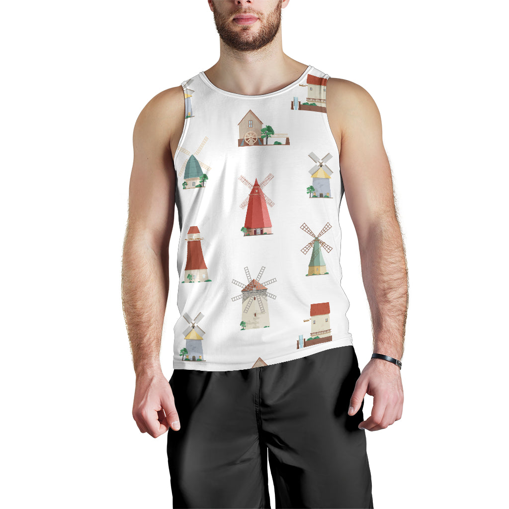 windmill design pattern Men Tank Top