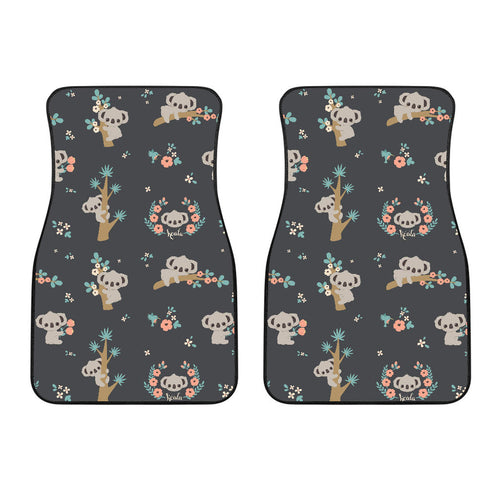 Cute Koala Pattern Front Car Mats