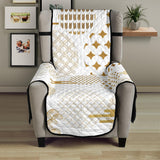 Beautiful gold japanese pattern Chair Cover Protector