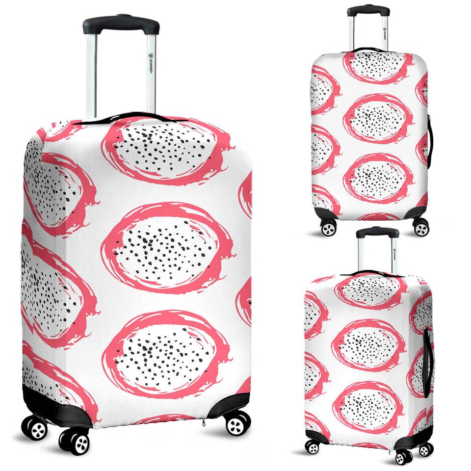 Hand Drawn Dragon Fruit Luggage Covers