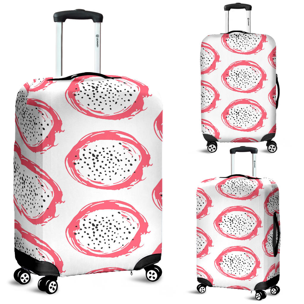 Hand Drawn Dragon Fruit Luggage Covers